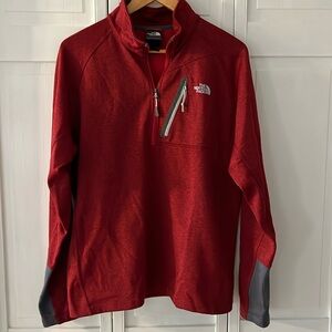 Men’s or women’s 3/4 zip fleecee inside shirt